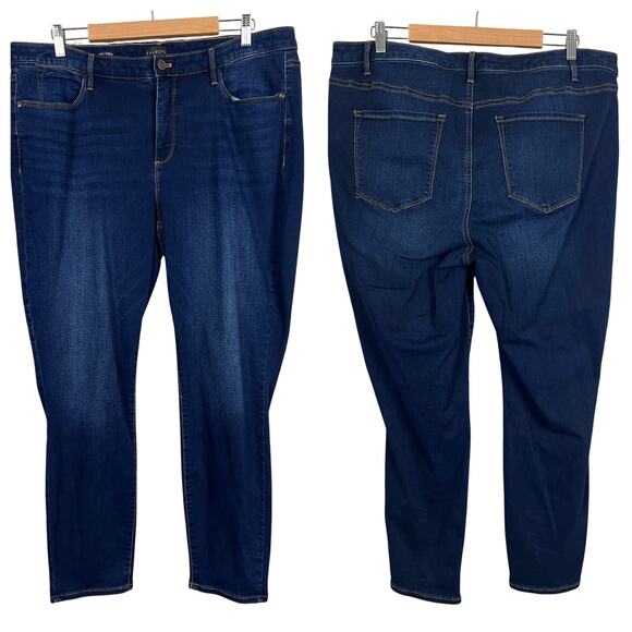 Talbots Womens 18W Modern Classic Preppy Slimming Stretch Jeggings Ankle Jeans - Picture 1 of 10